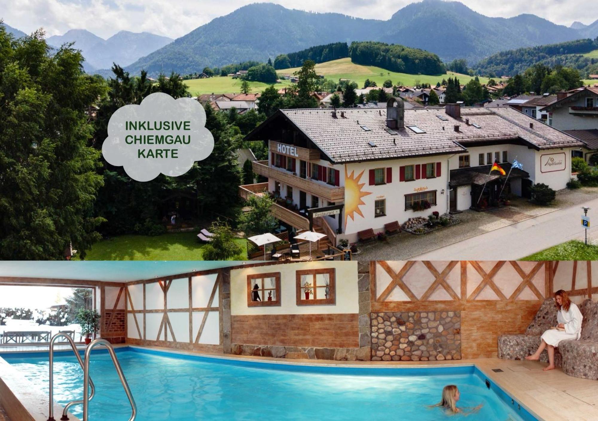 Hotel Alpensonne Ruhpolding Chiemgau Karte מראה חיצוני תמונה